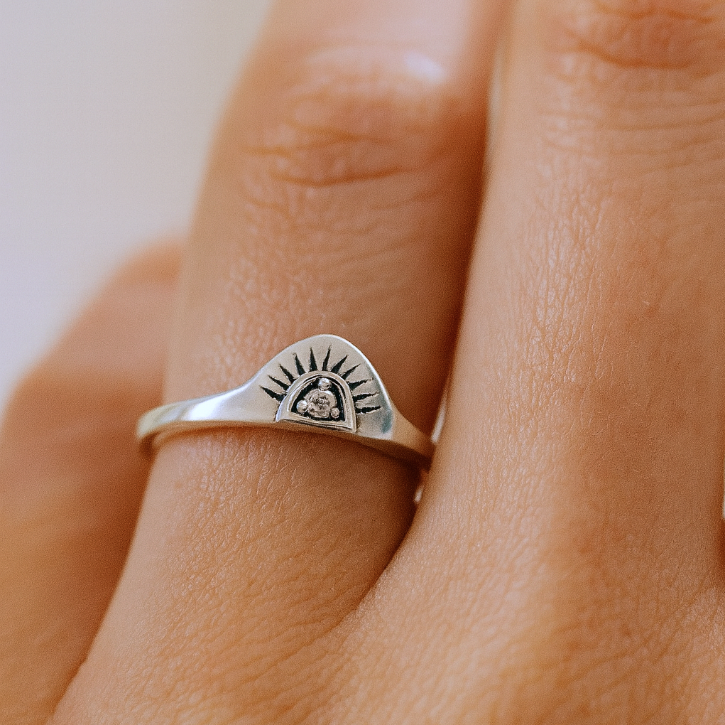 Sunrise Ring Silver