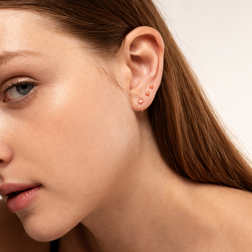 Little Heart Huggie Ohrringe