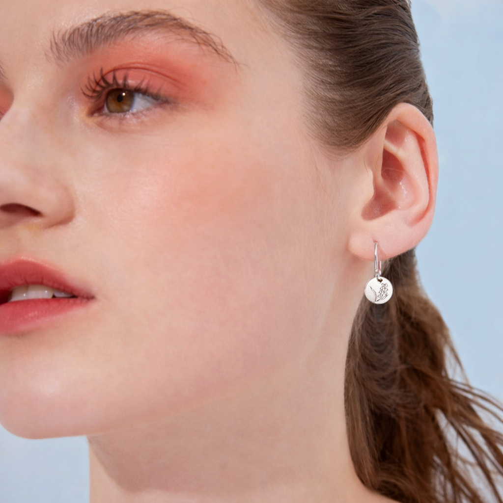 Personalized Mini Birth Flower Hoop