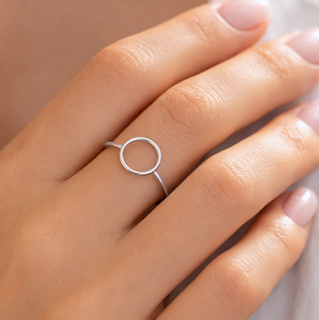 Perfect Circle Ring Silver