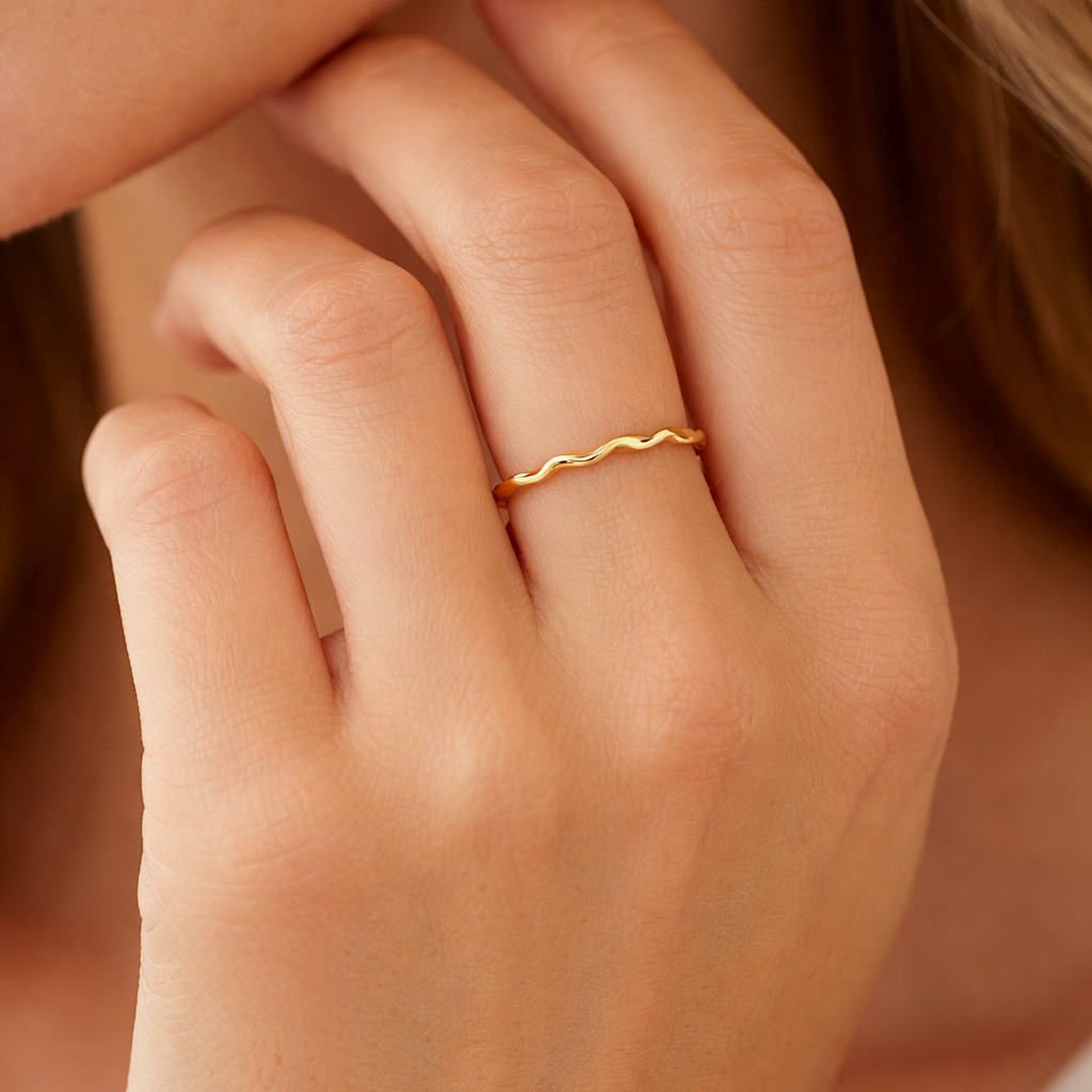 Organic Gold Ring