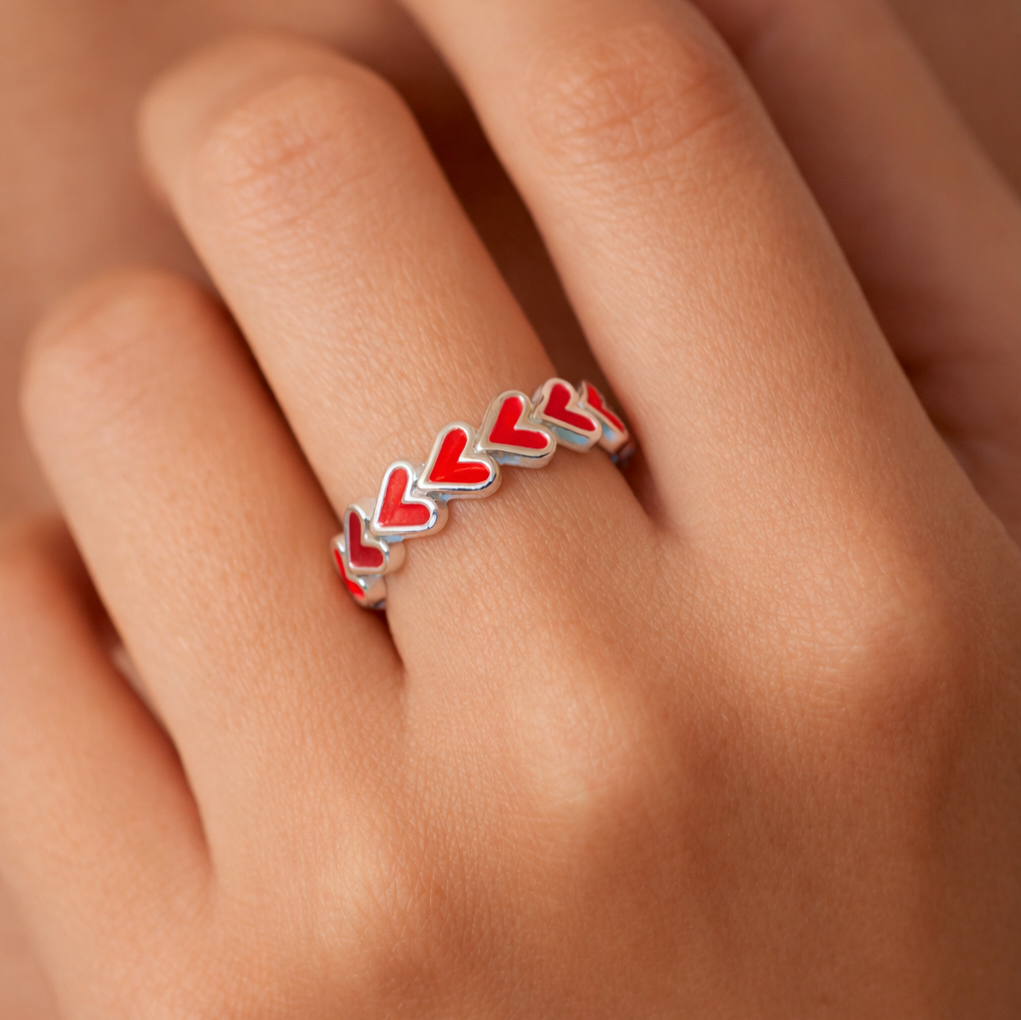 Oro de anillo de baguette mínimo