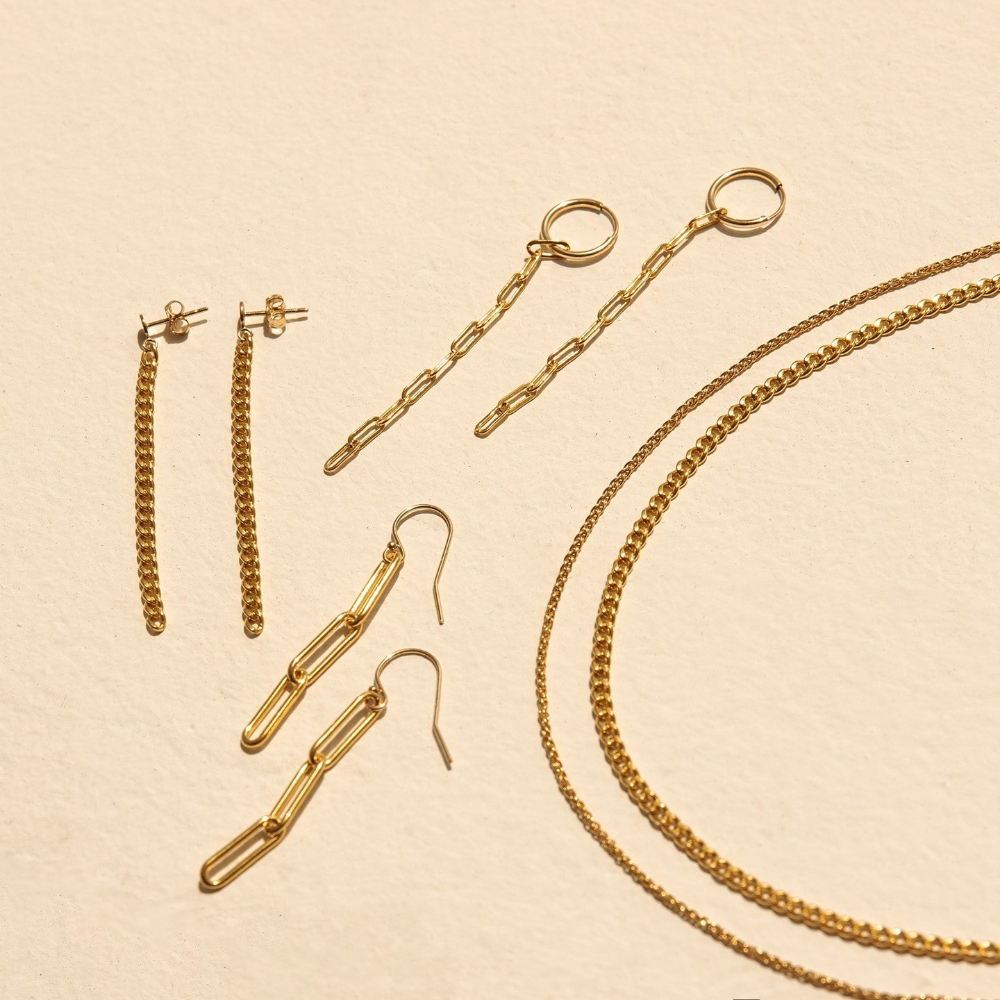 Muse Paperclip Dangling Earrings