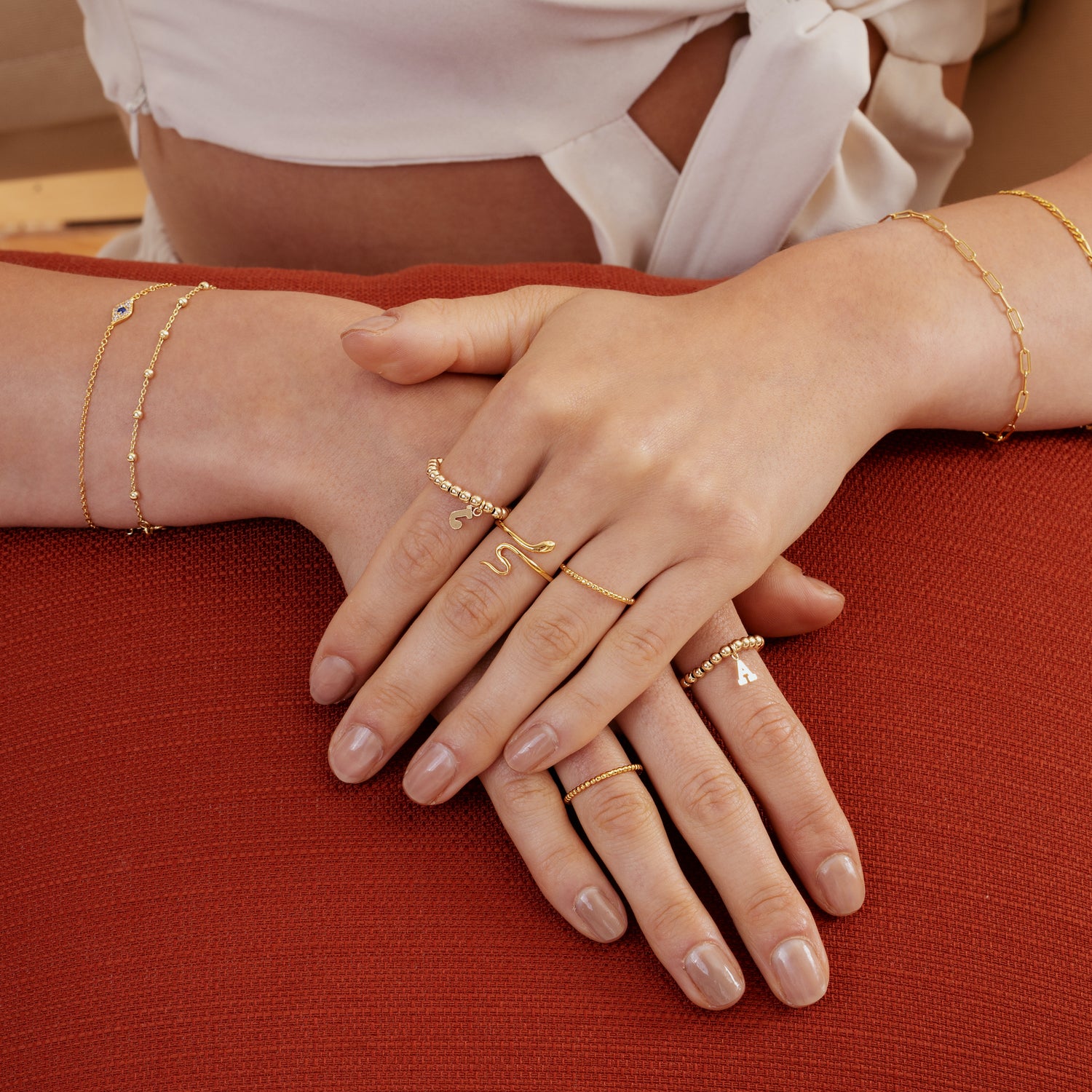 Boble Bold Ring Guld