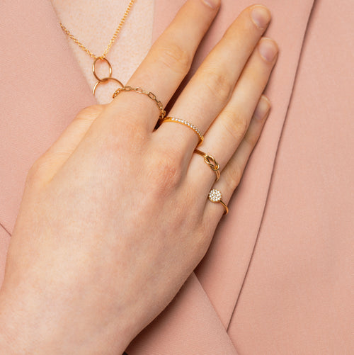Double Love Knot Ring