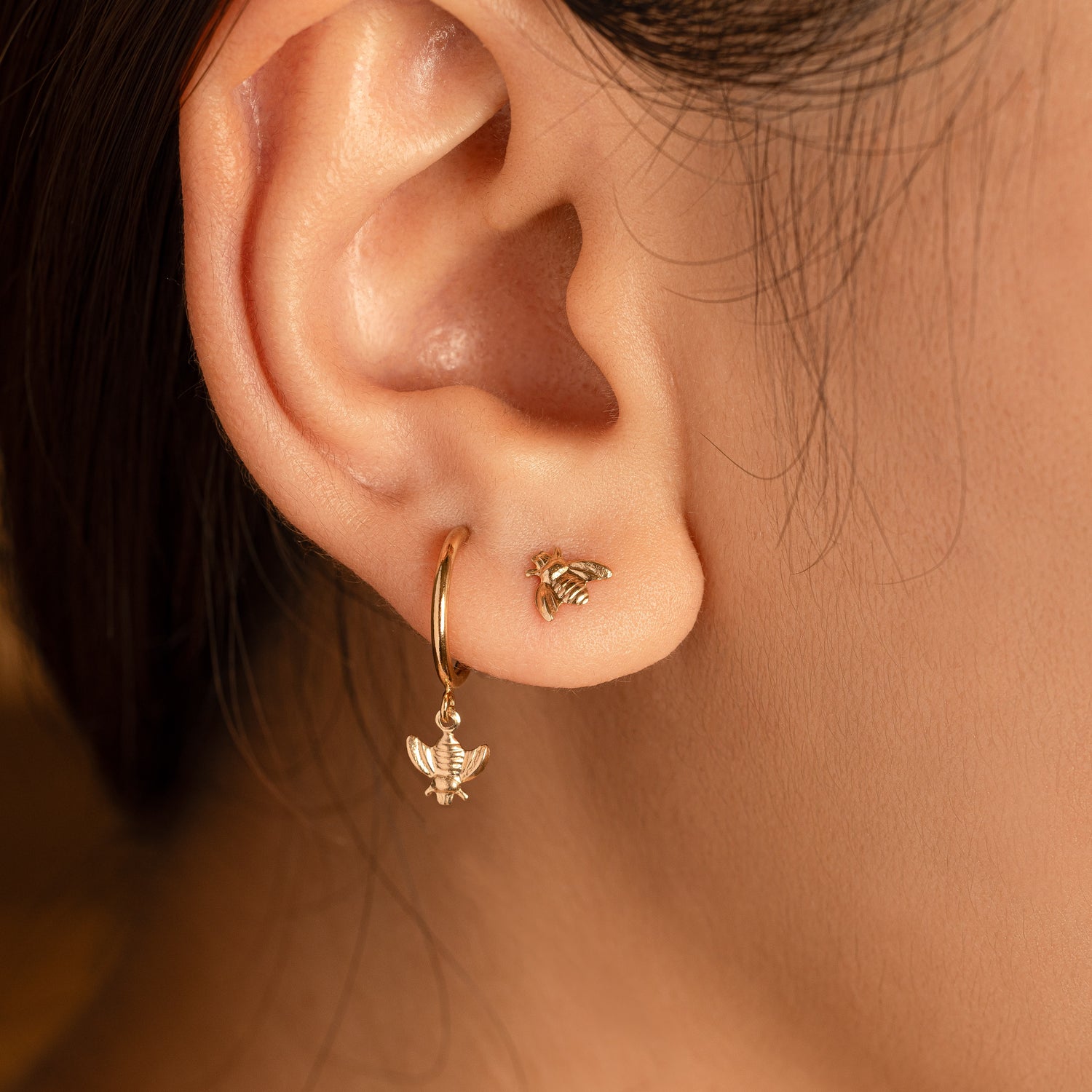 ต่างหูห่วงผึ้งน้อยบัมเบิล