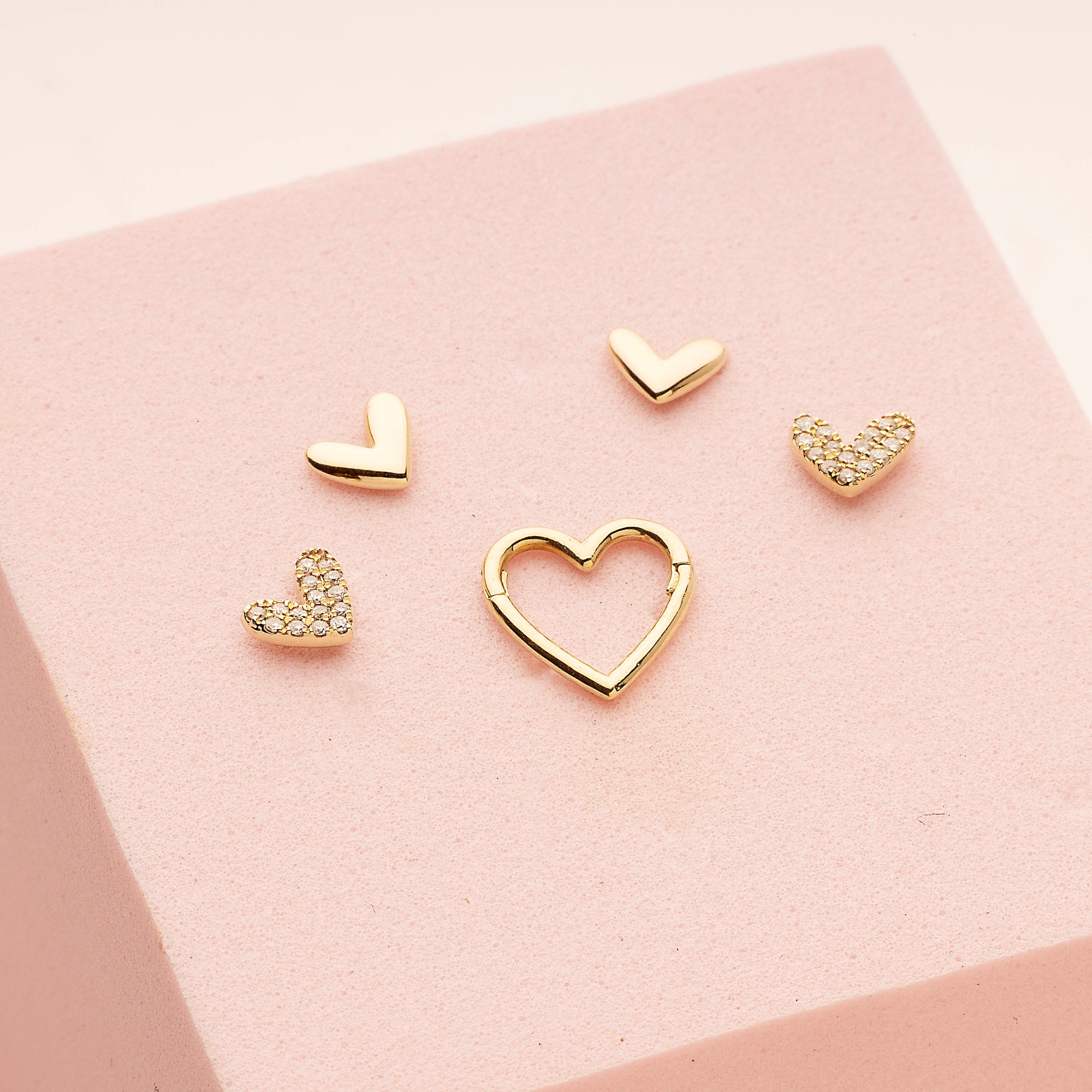 14K Massivgold AdmireMe Diamant Ohrstecker