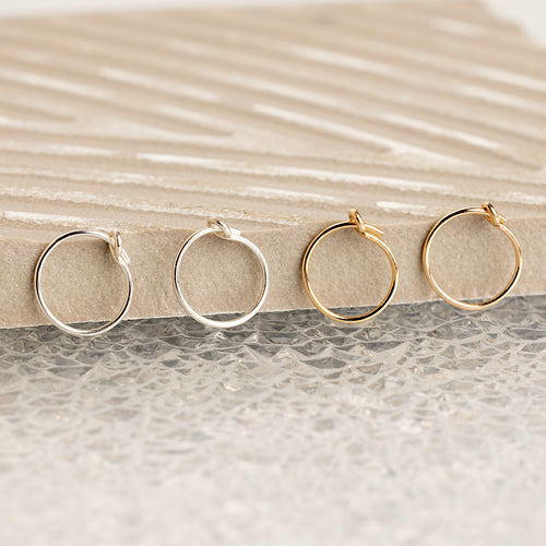 Sleeper Hoop Earrings