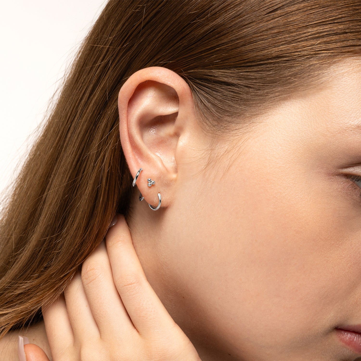 Little Endless Hoop Earrings J CO Jewellery