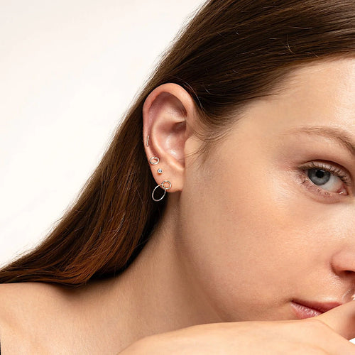 Chic Circle Stud Earrings