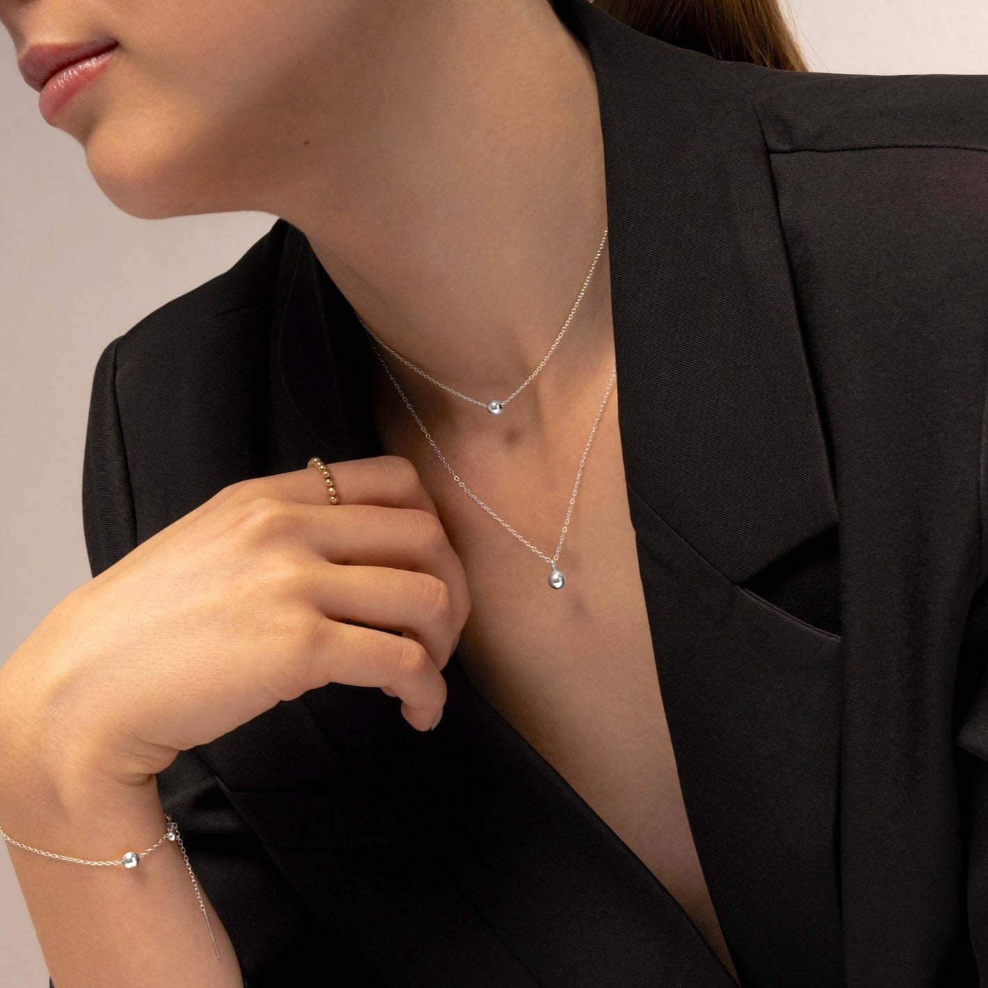 Dainty Layering Necklaces Minimalist Necklaces Gold Gemstone