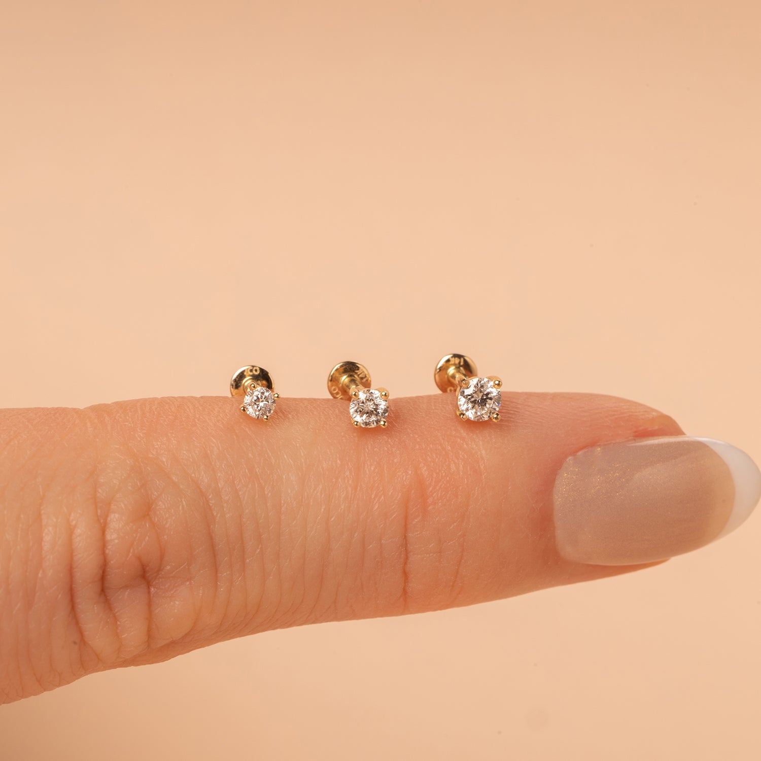 Latest Second Stud Designs | Gold & Diamond jewellery | Gold studs