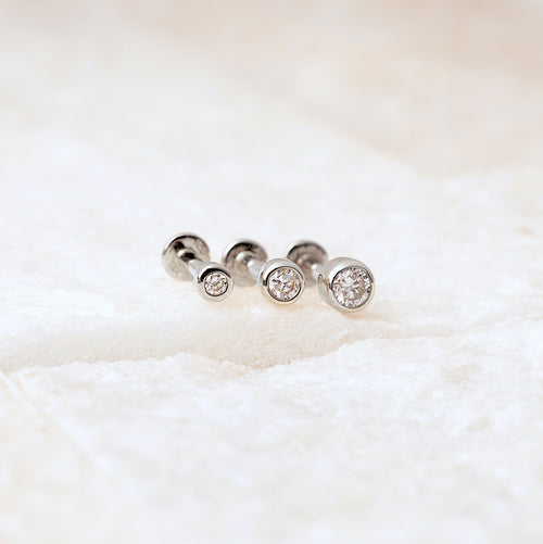 Color:White Gold
Option:Single
Option:Pair