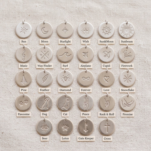 Personalized Mini Icon Necklace