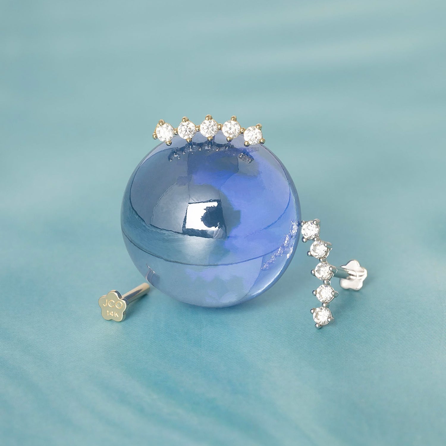 Color:White Gold
Option:Single
Option:Pair