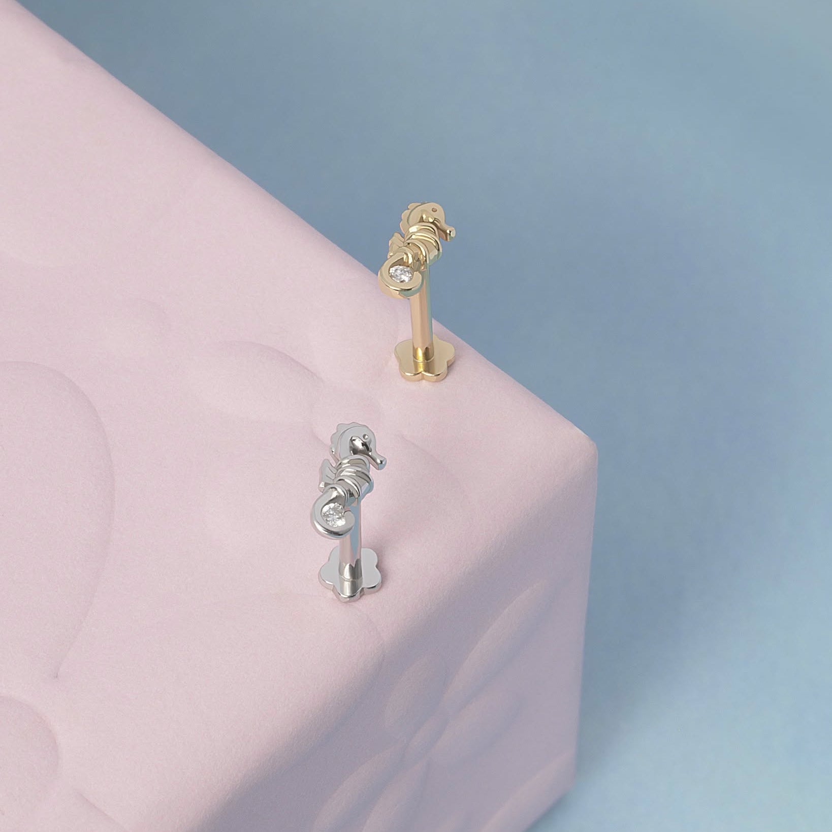 Color:White Gold
Option:Single
Option:Pair