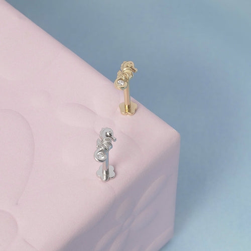 Color:White Gold
Option:Single
Option:Pair