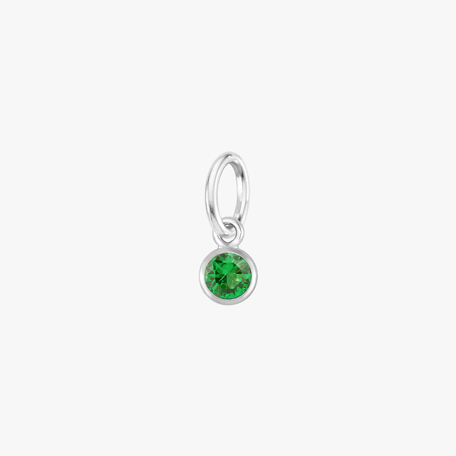 Color:Silver Birthstone Gem:Emerald