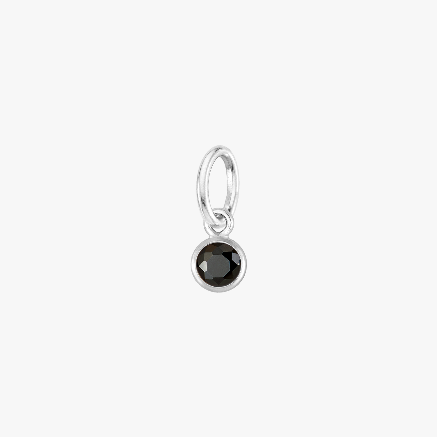 Color:Silver Birthstone Gem:Black