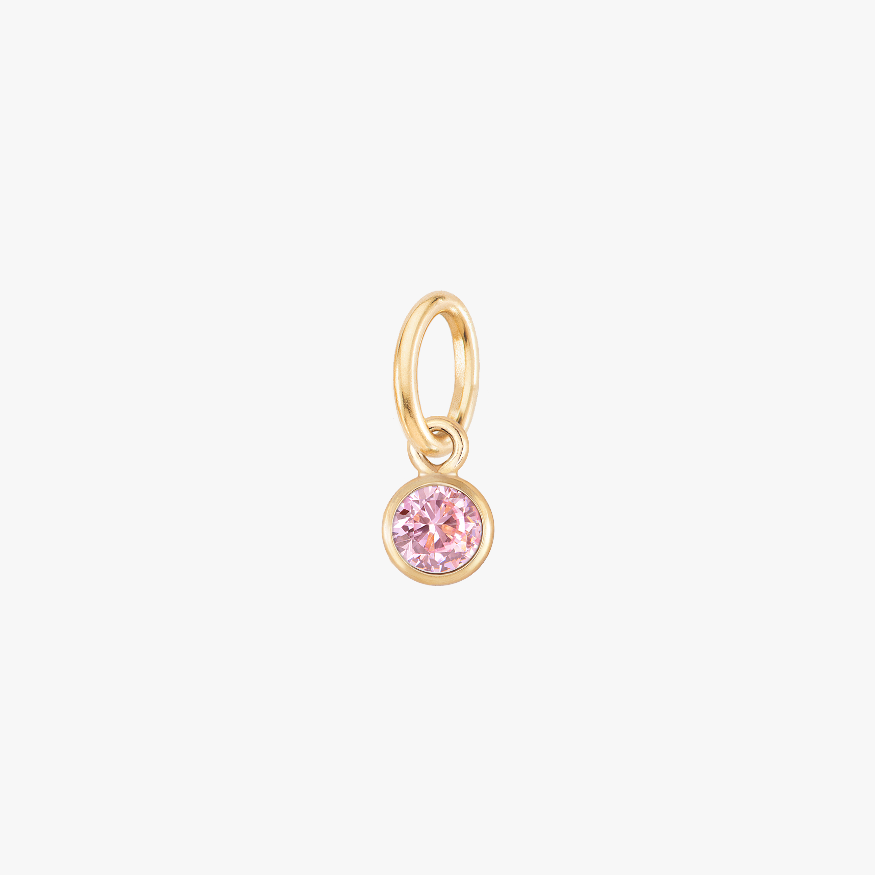 Color:Gold Birthstone Gem:Pink