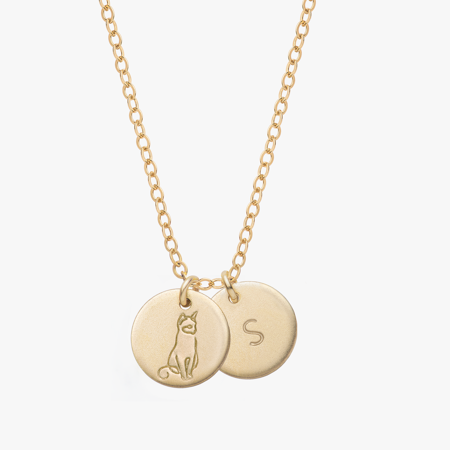 Personalized Animal Gold Necklace