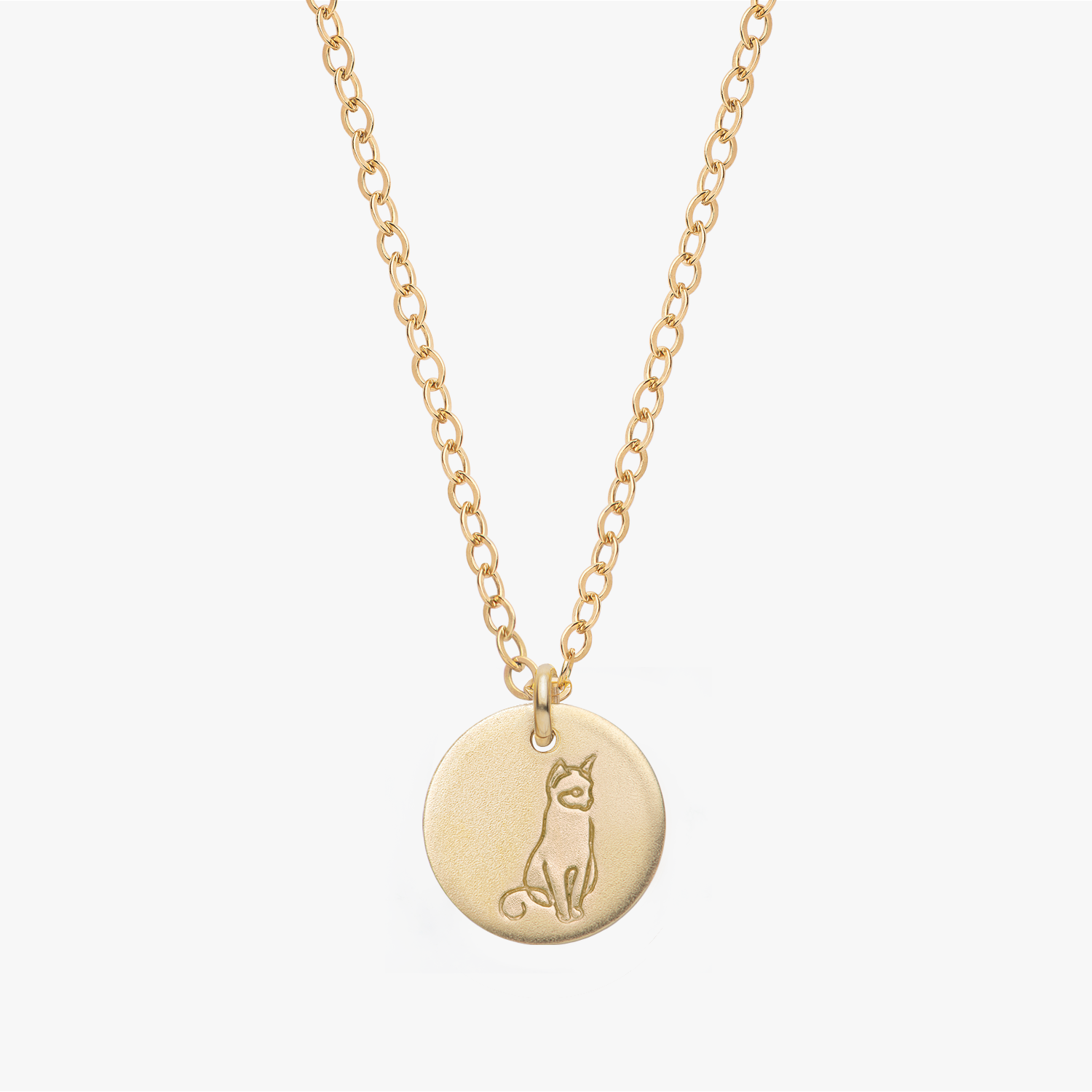 Personalized Animal Gold Necklace
