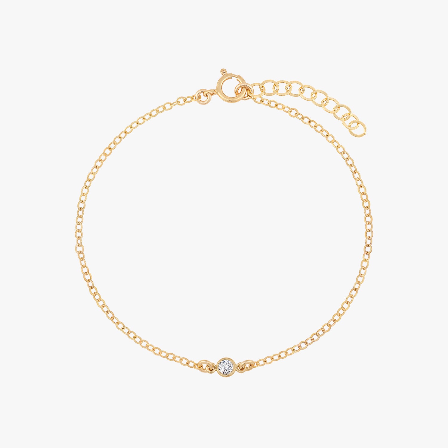Funkelnde Lünette Armband
