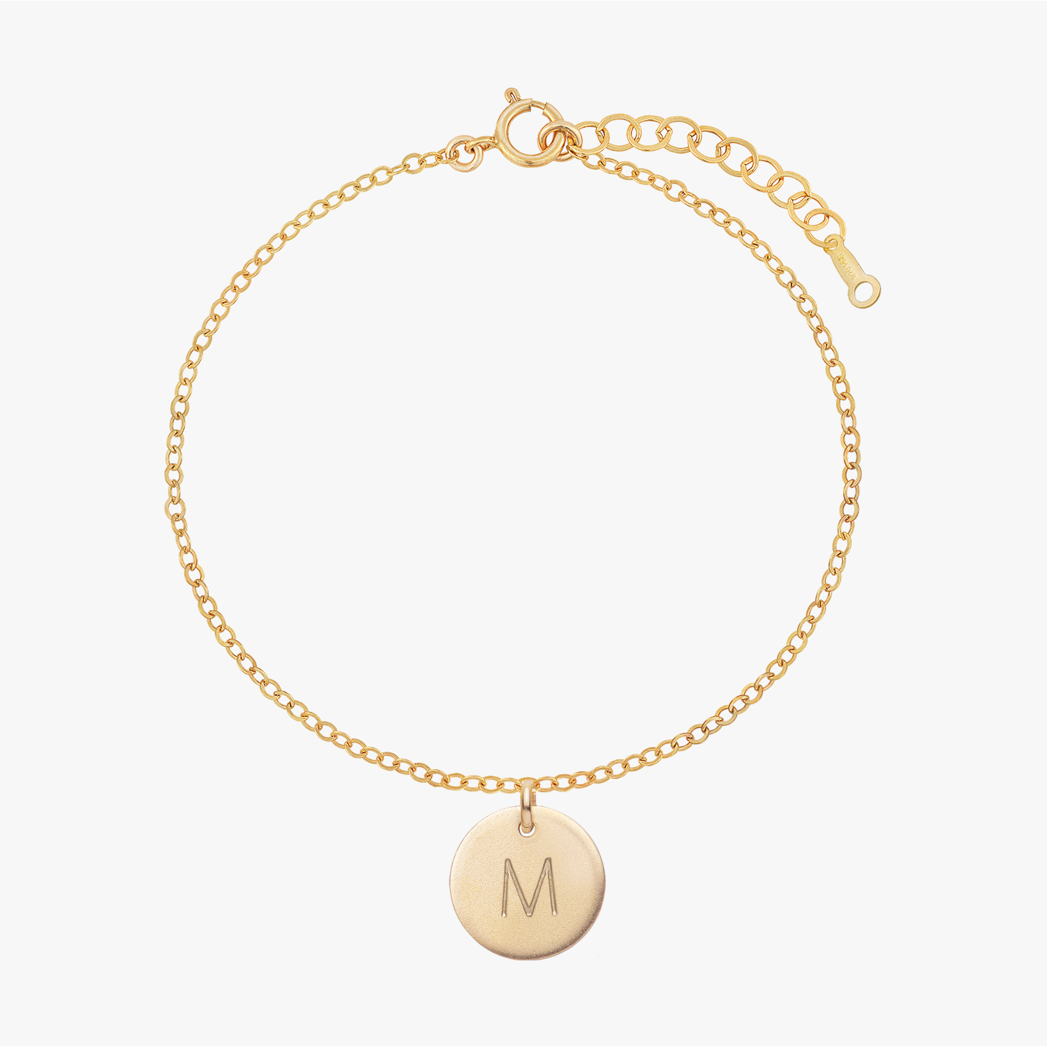 Personalised disc bracelet discount