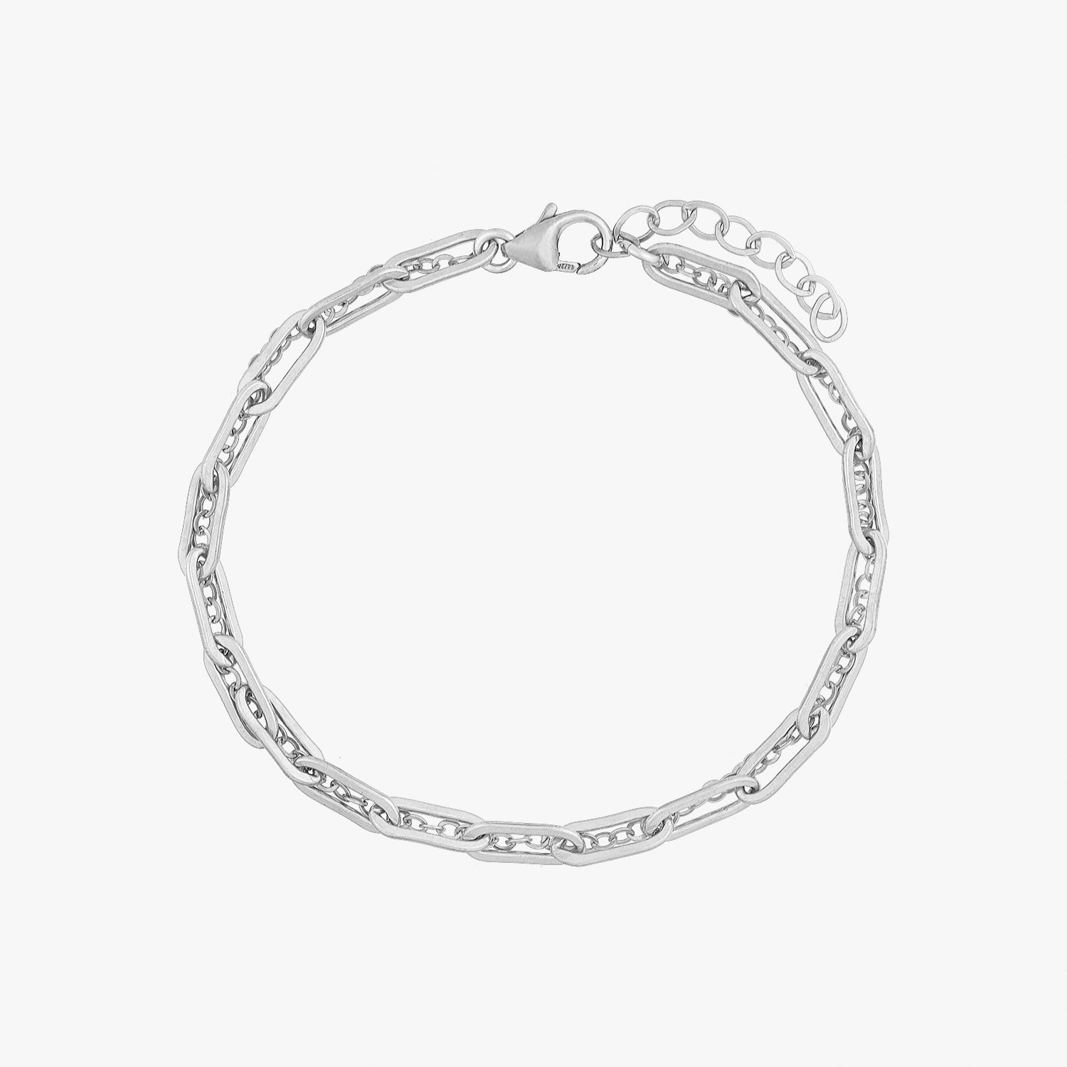 Paperclip Double Chain Bracelet – J&CO Jewellery