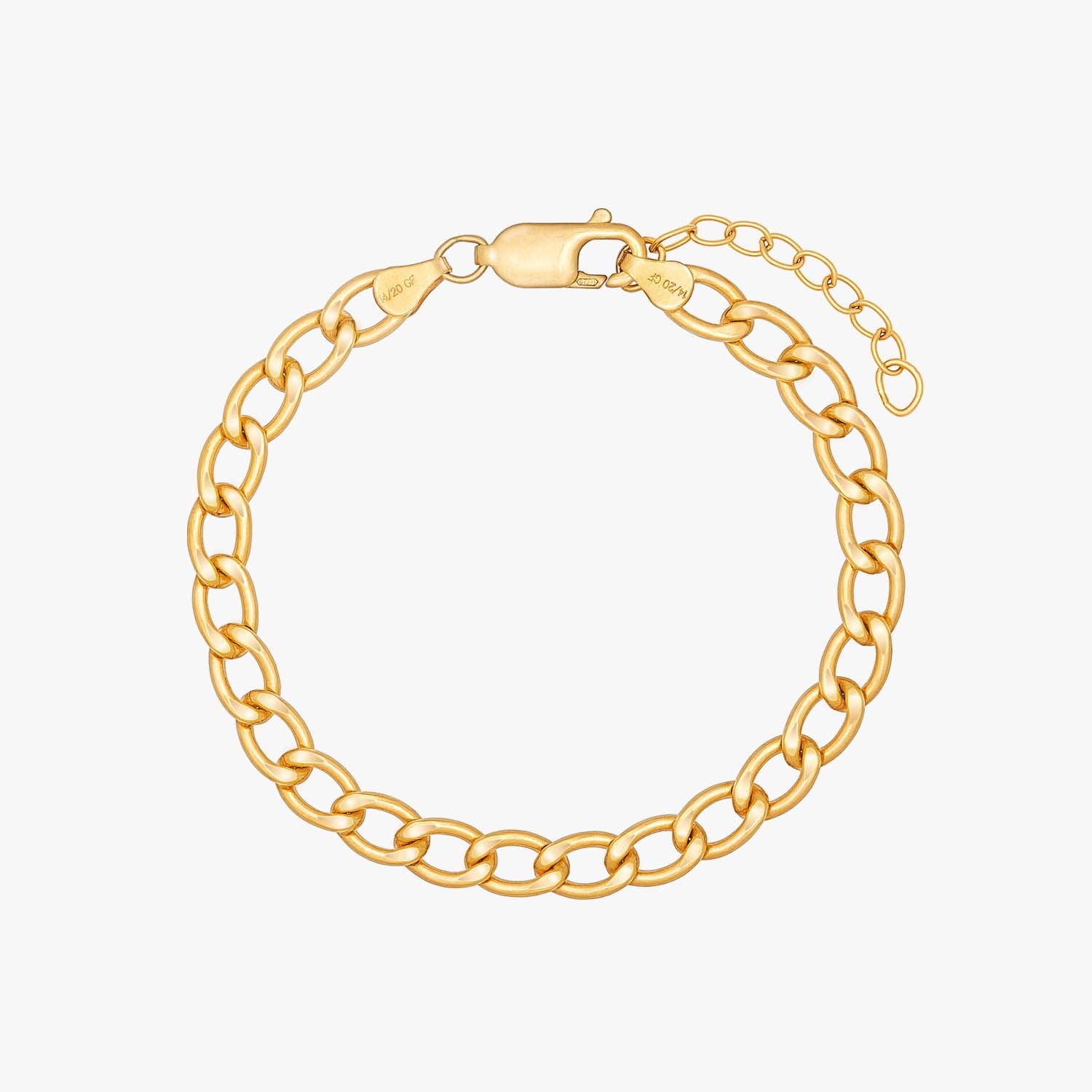 Flat Curb Chain Bracelet