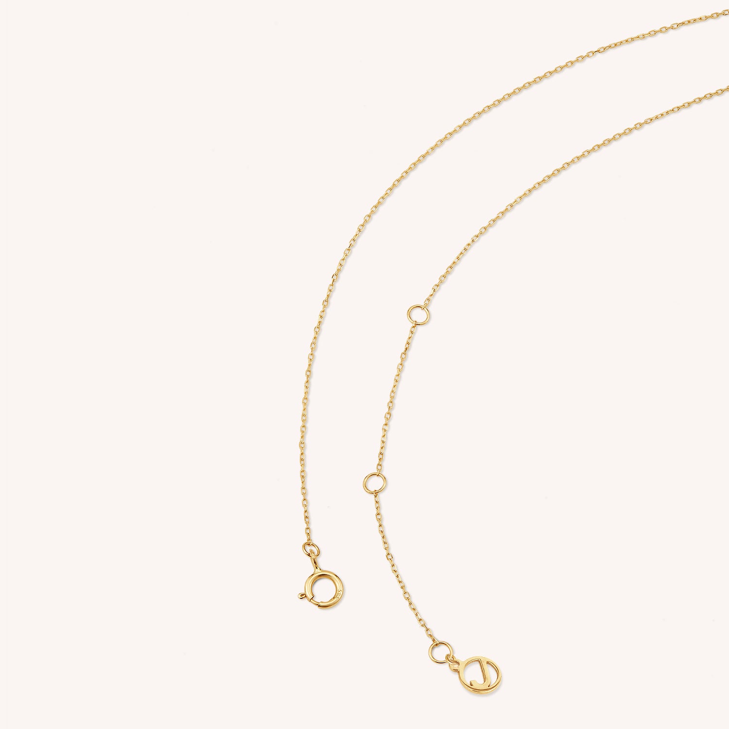 Collier en opale en forme de croissant de lune en or solide 14K