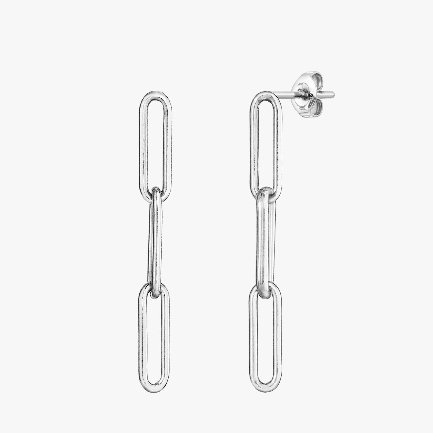 [BLACKMUSE] ユインナ着用☆Gold ball chain link Earrings Women's Cuban Link Earrings - Gold - JAXXON