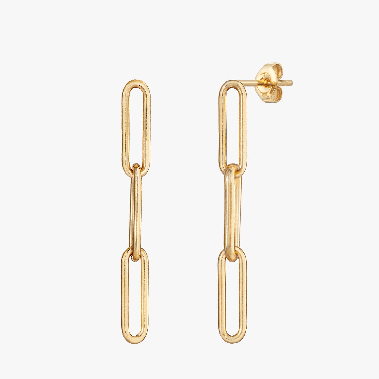Dainty Muse Paper Clip Chain Earrings – J&CO Jewellery