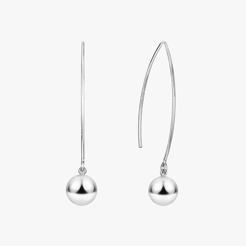 Sphere Ball Drop Earrings