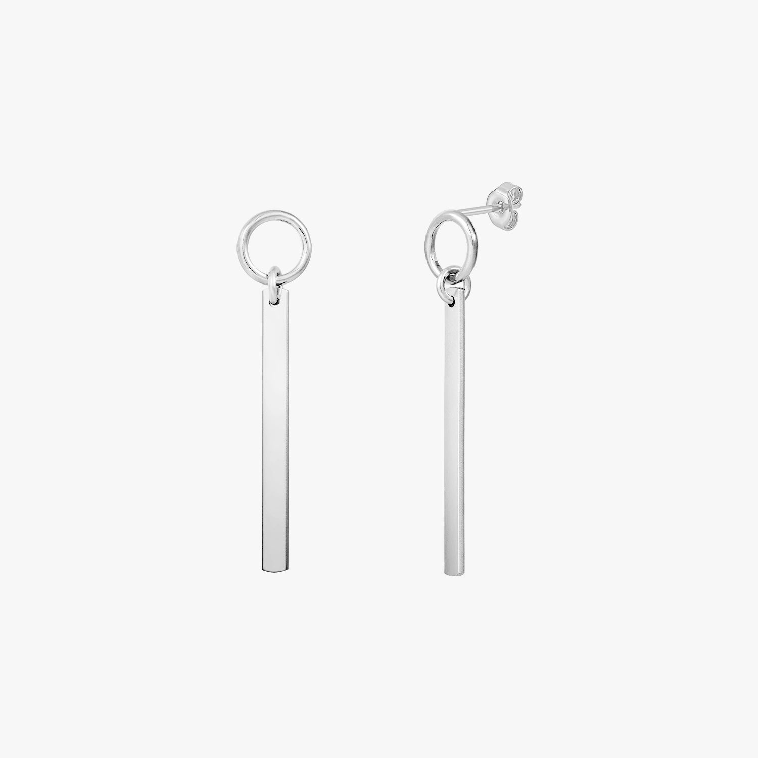 Circle Bar Hangle Ohrringe