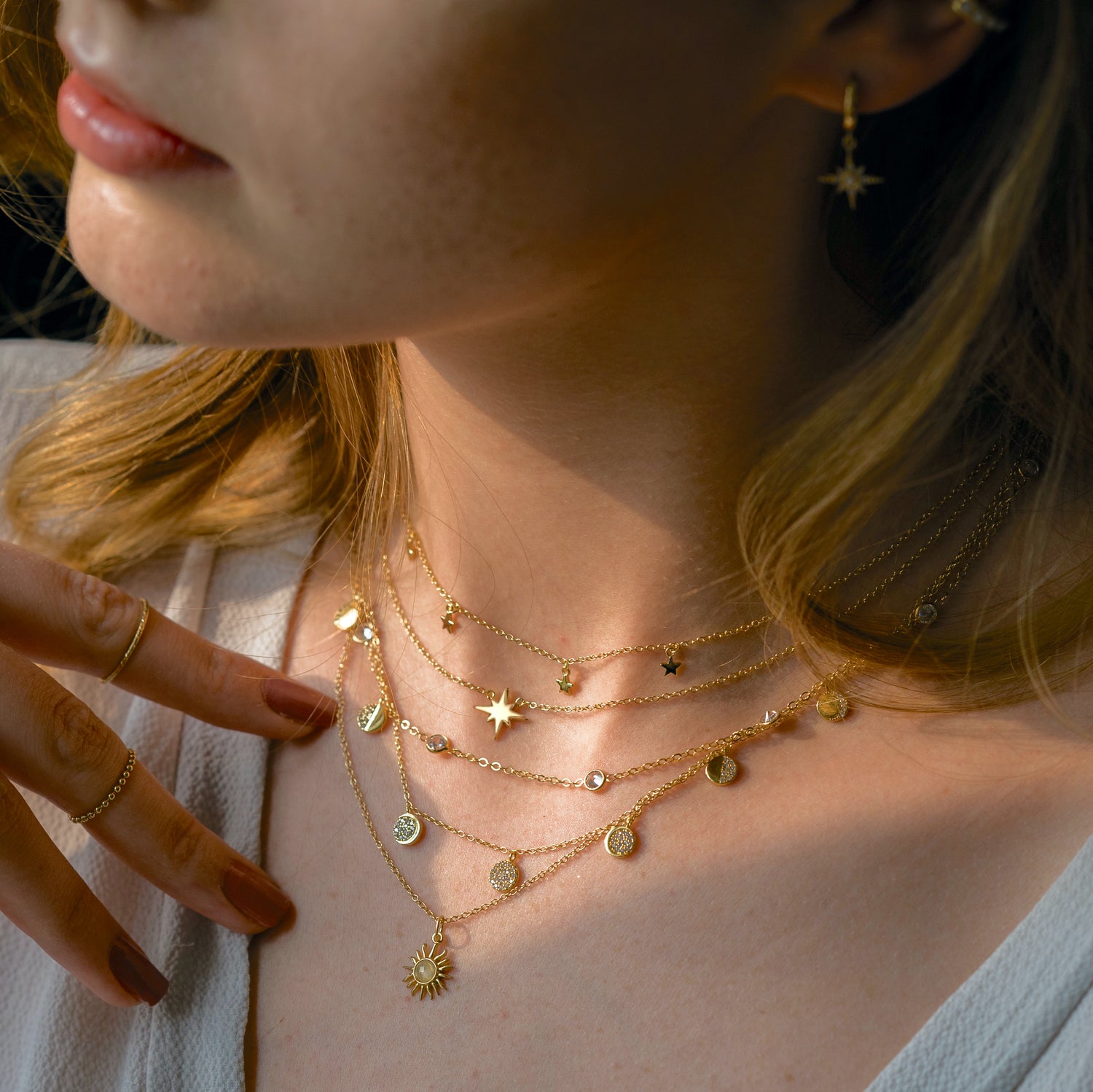 Minimal Starburst Necklace