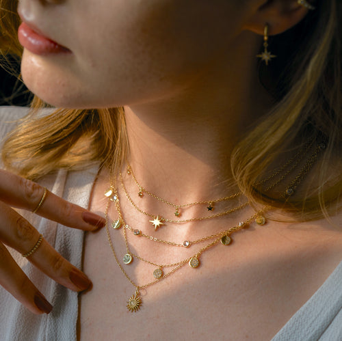 Minimal Starburst Necklace