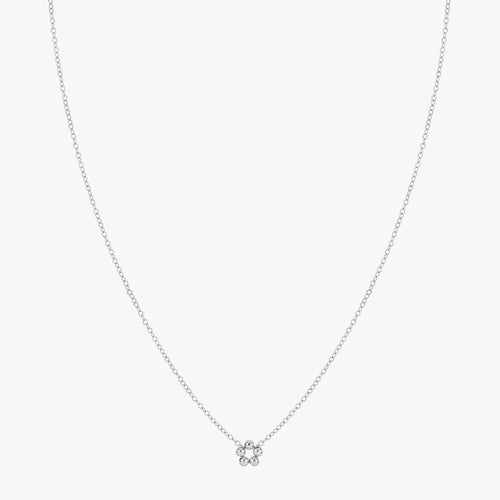 Floral Petal Beaded Collection - Silver