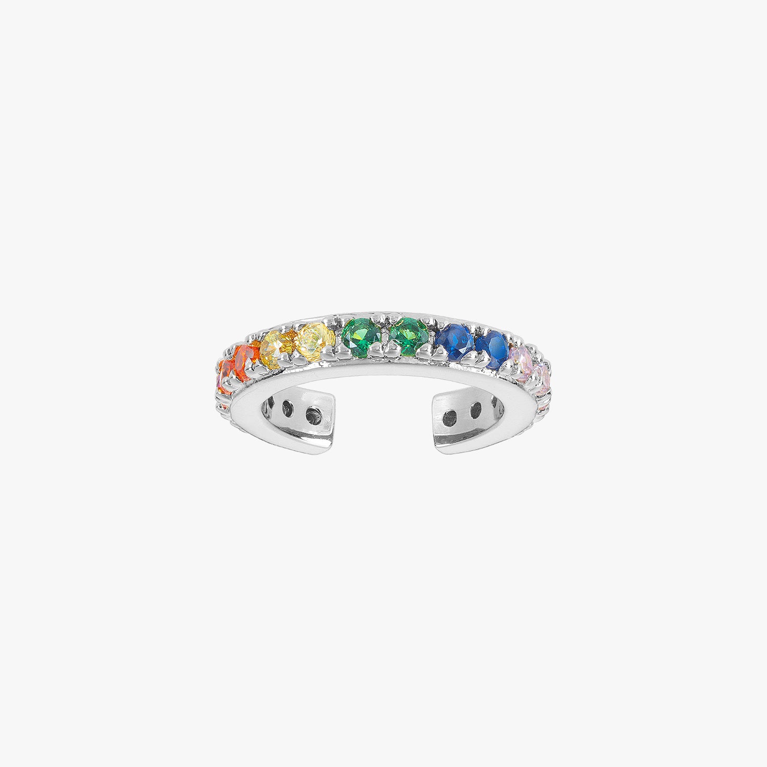 Rainbow Pave Ear Cuff – J&CO Jewellery