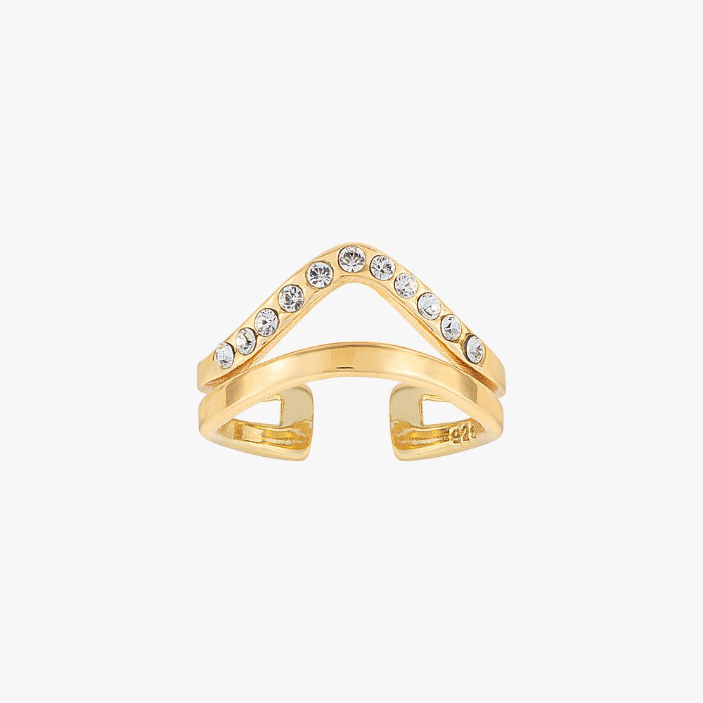 【HYERES LOR】23SS★ Combi Yellow Ear Cuff Ring L HYERES LOR】23SS☆ Combi Yellow Ear Cuff Ring L (HYERES LOR
