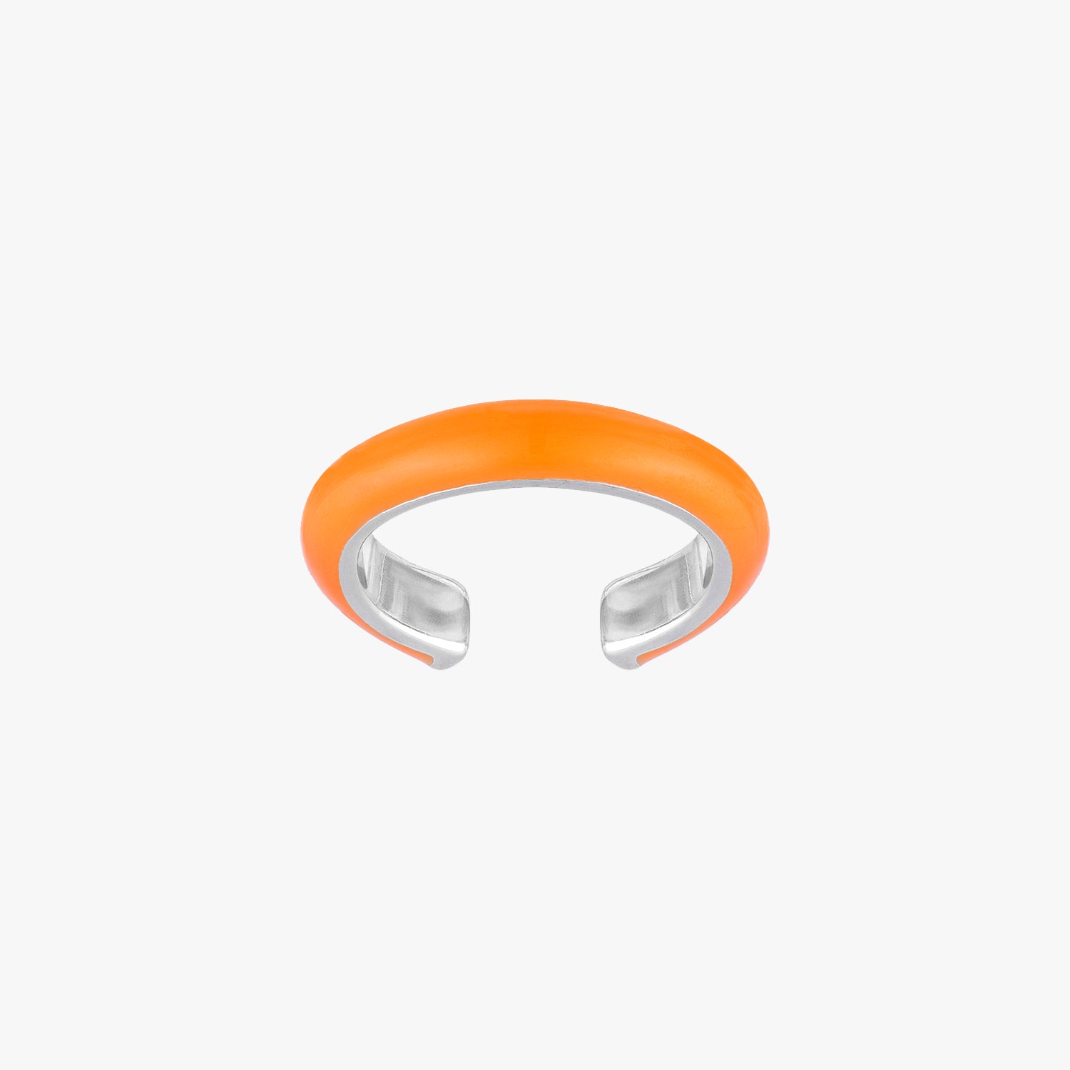 Fett orangefarbene Ohrmanschette