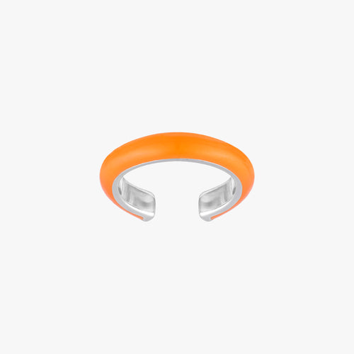 Fett orangefarbene Ohrmanschette