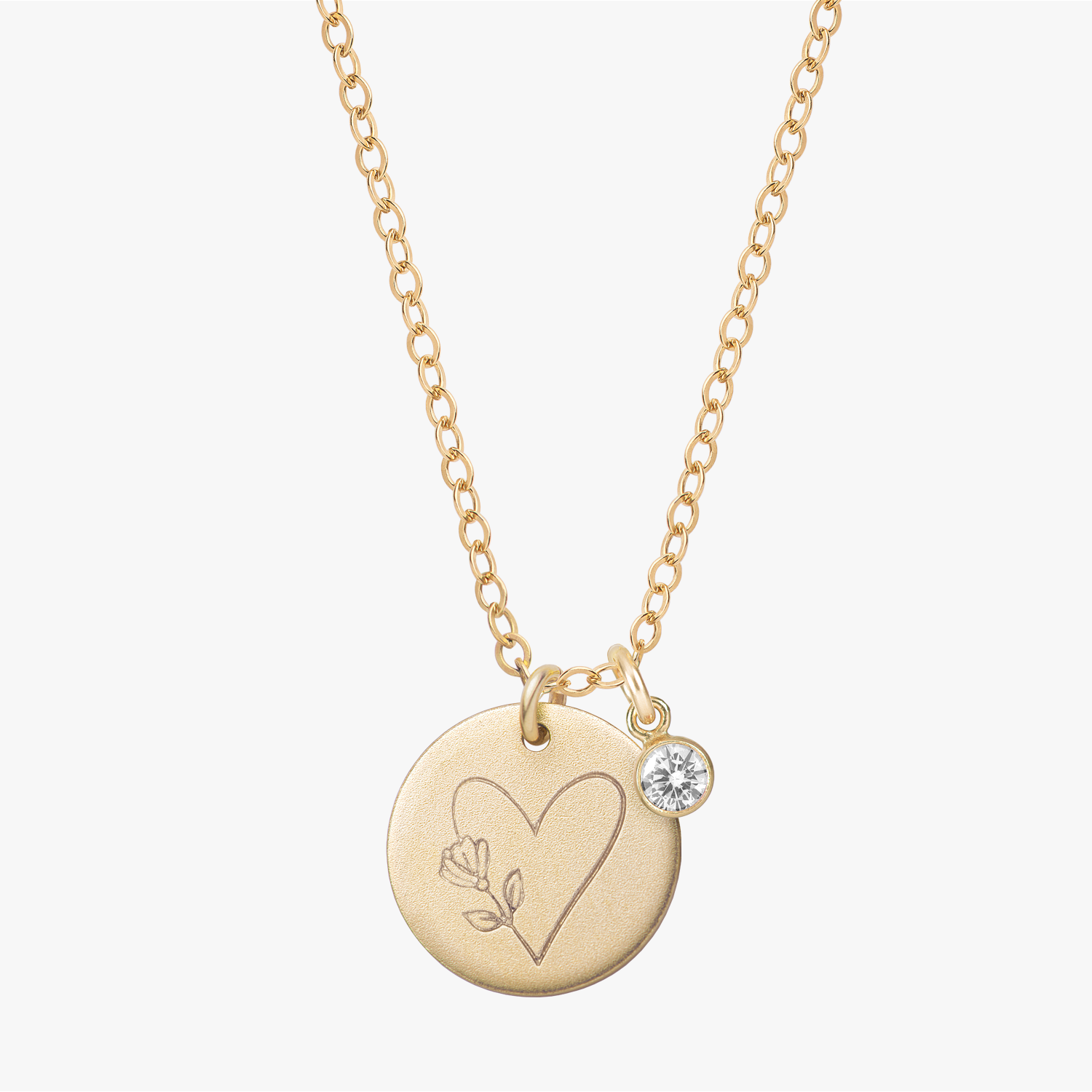 Personalized EmbraceYou Gold Necklace