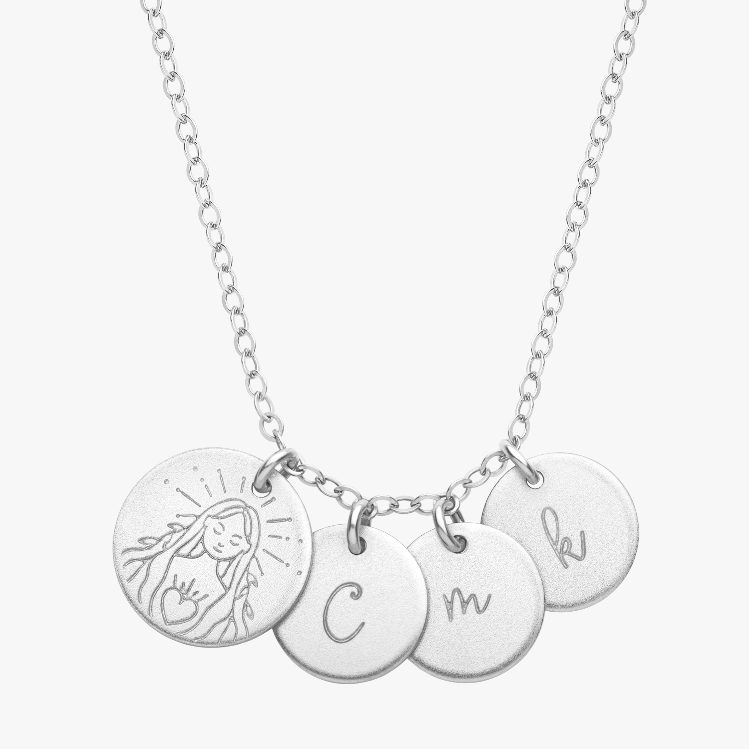 Personalized Empowerment Silver Necklace