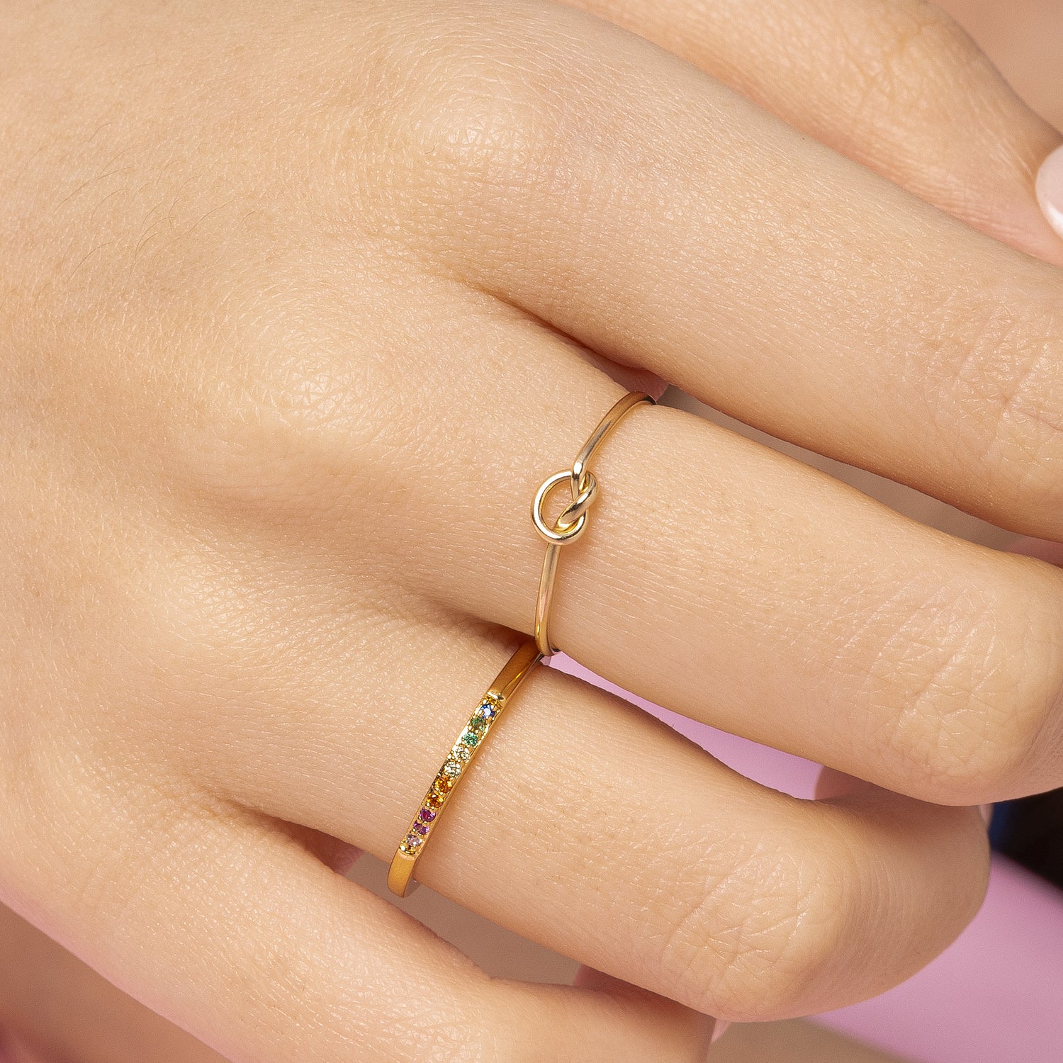 Regnbue Evighet Ring