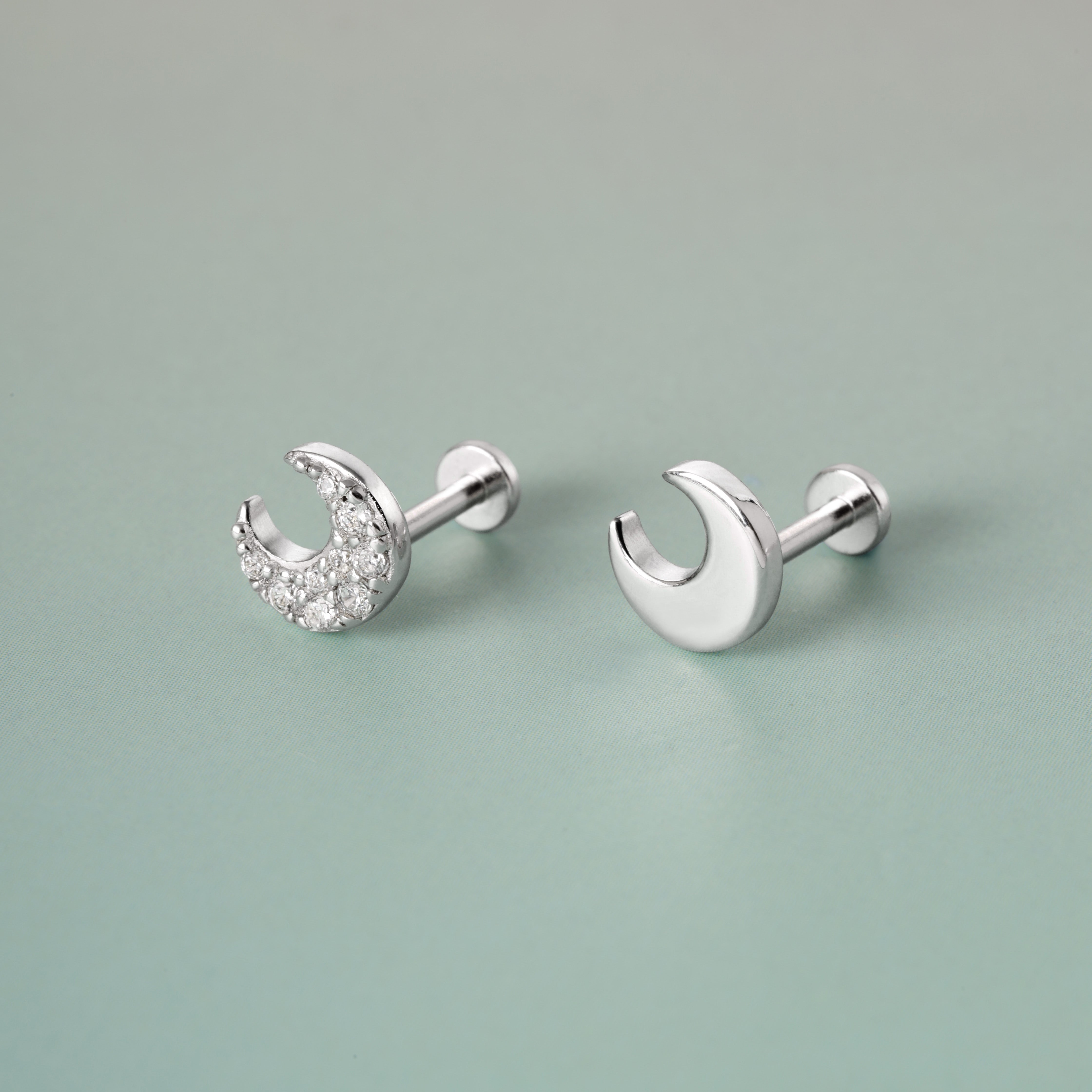 ピアス TATIANA Silver 925 New Moon Ear Jacket Earrings EC3035 big_AT6060_SVEARR.jpg