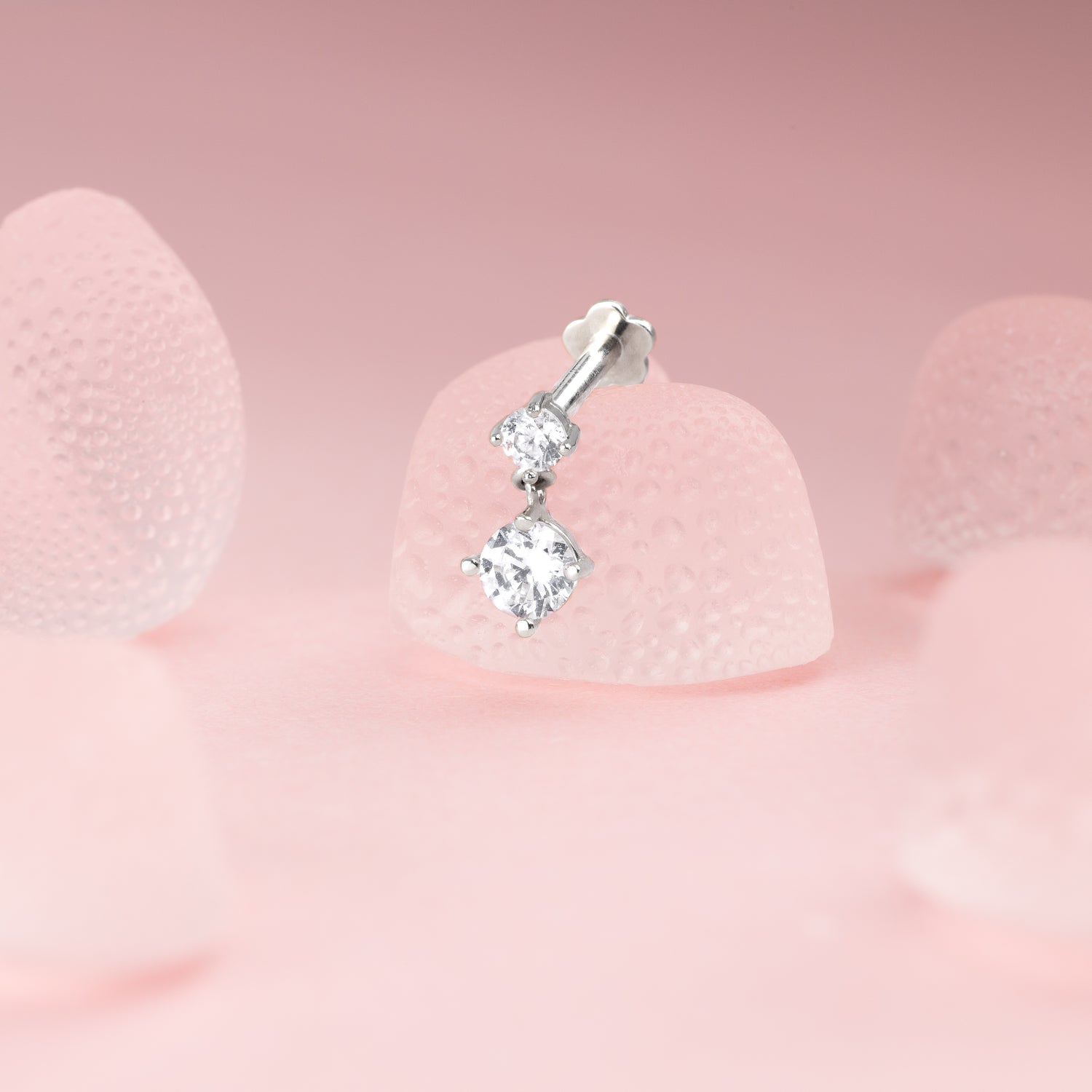 Color:White Gold
Option:Single
Option:Pair