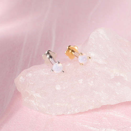 Color:White Gold
Option:Single
Option:Pair