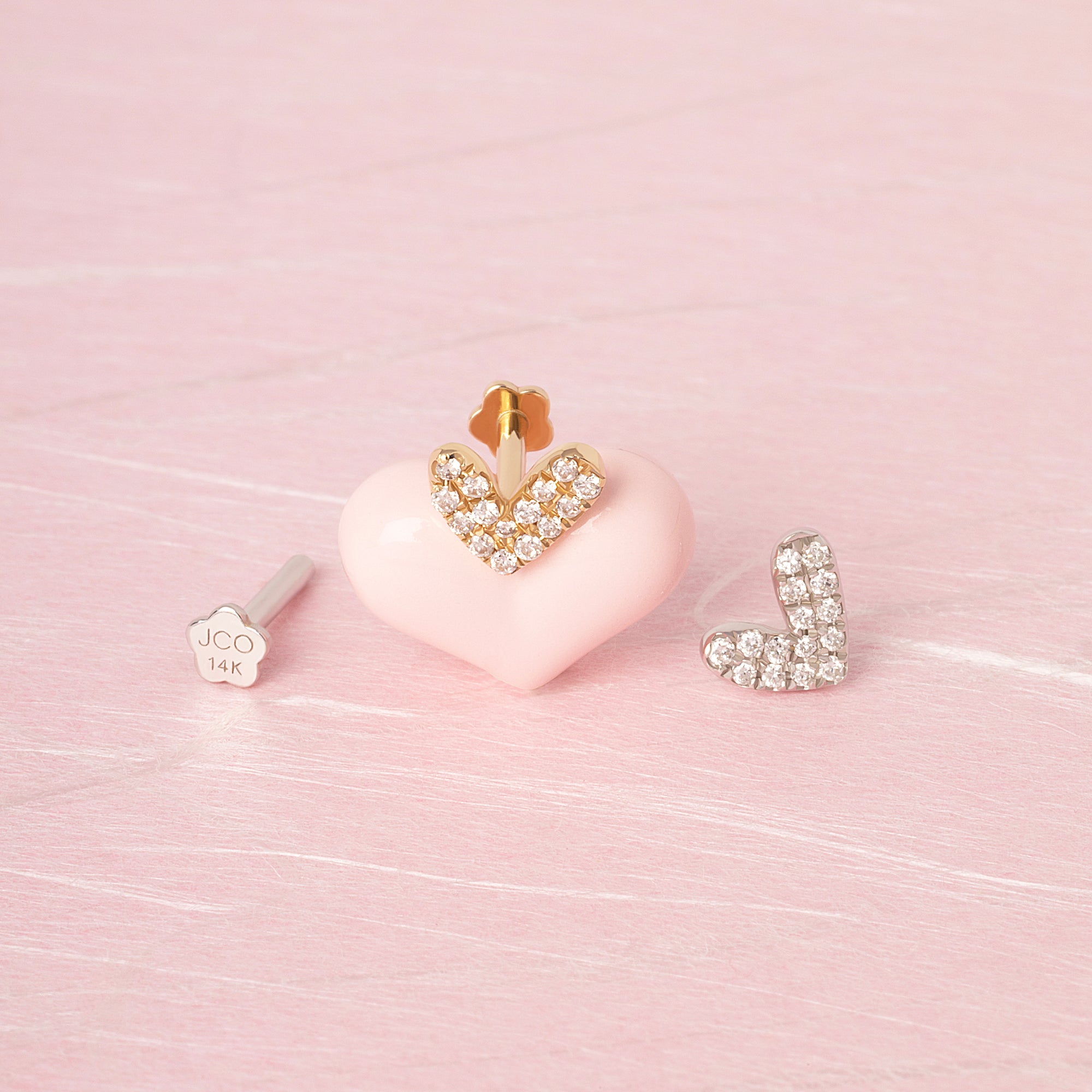 Color:White Gold
Option:Single
Option:Pair