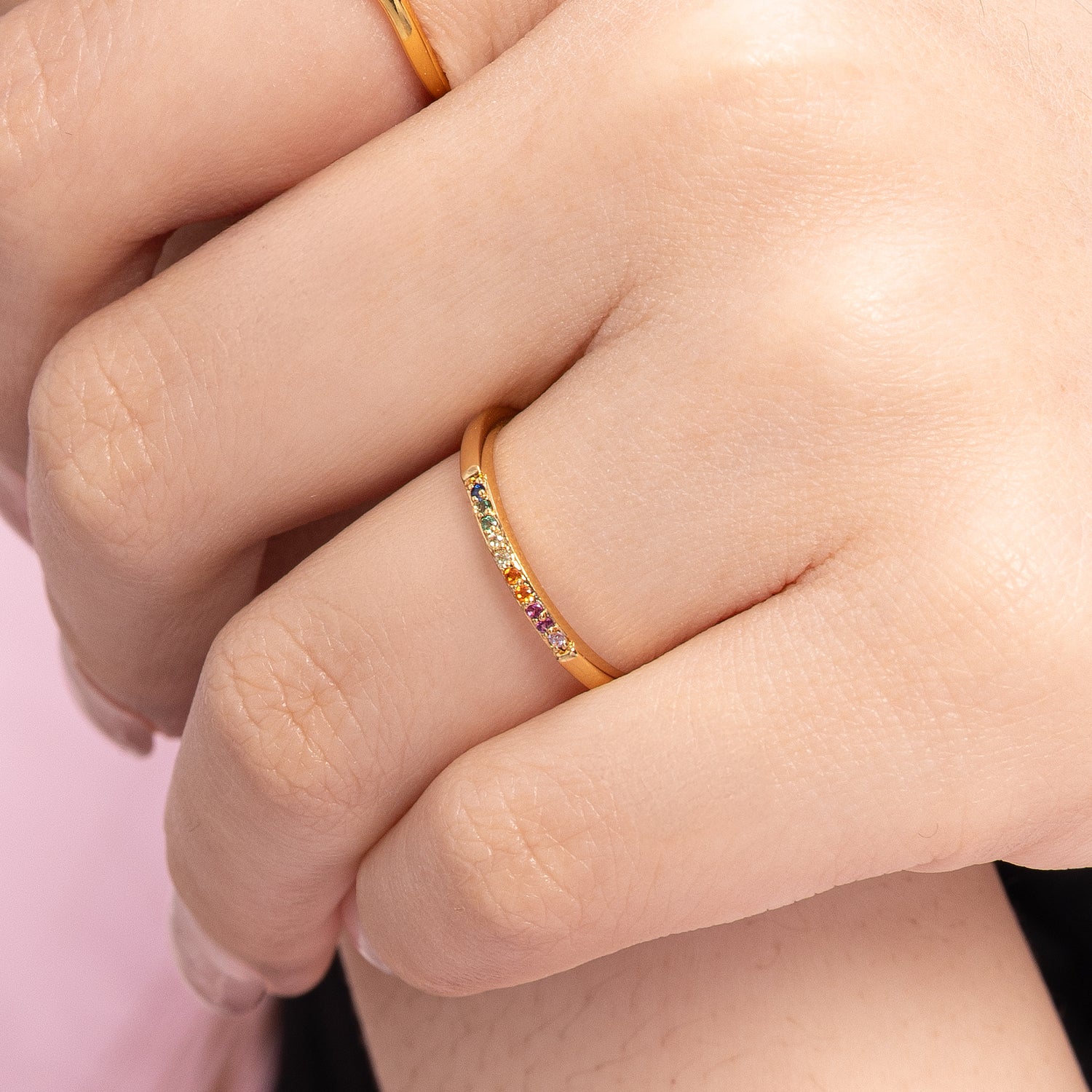 Regnbue Evighet Ring